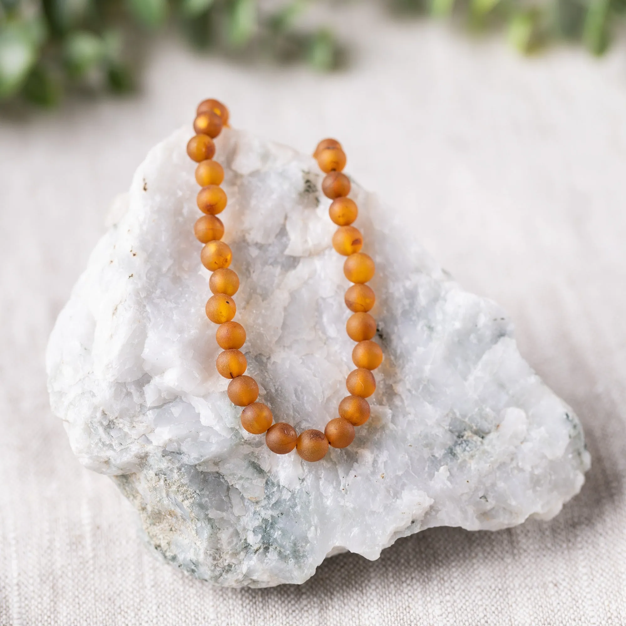 Adults | Raw Cognac Baltic Amber Necklace