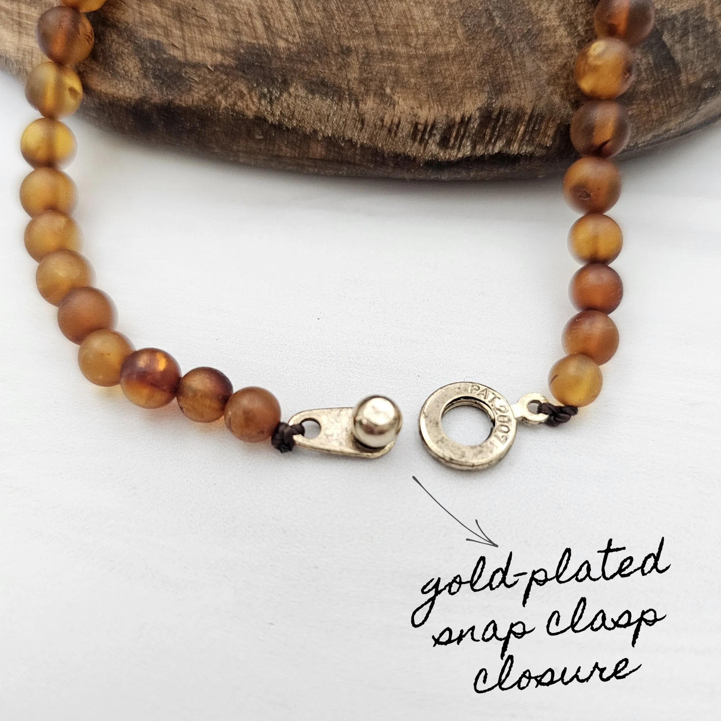 Adults | Raw Cognac Baltic Amber Necklace