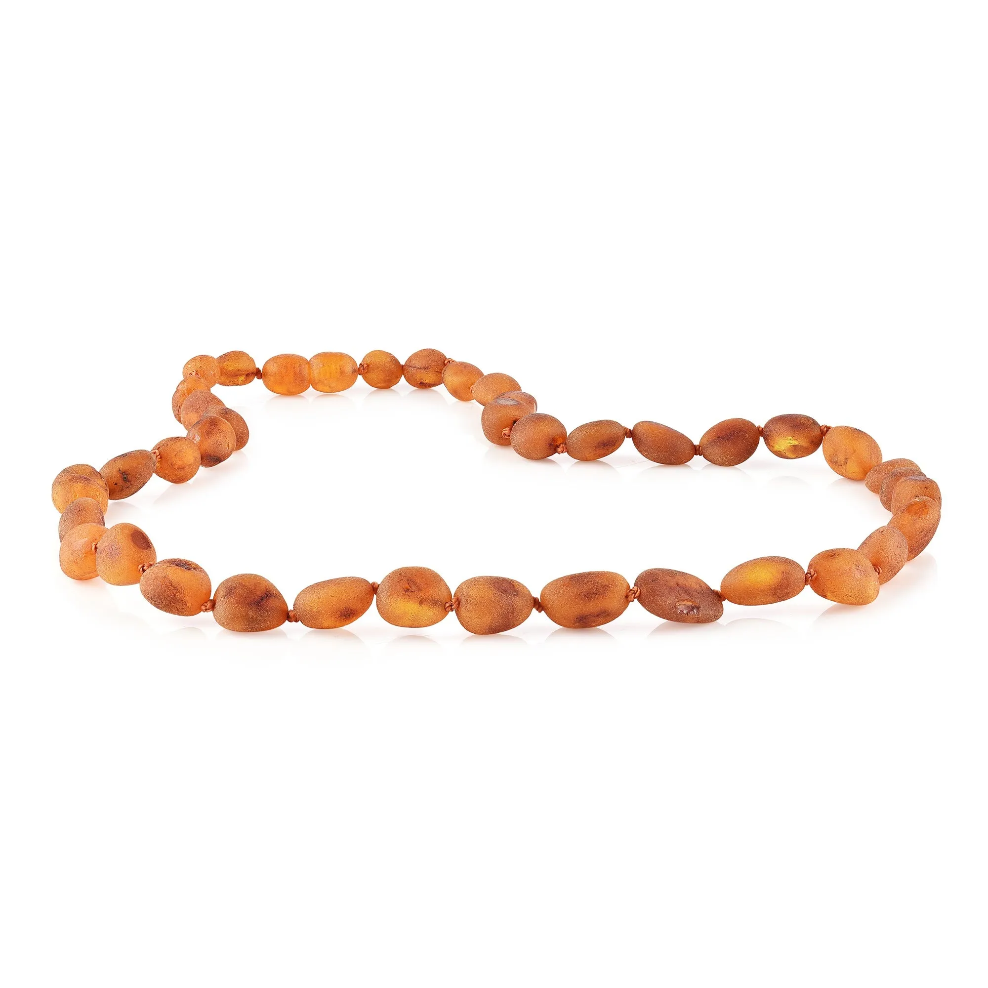 Adults | Raw Cognac Bean Baltic Amber Necklace