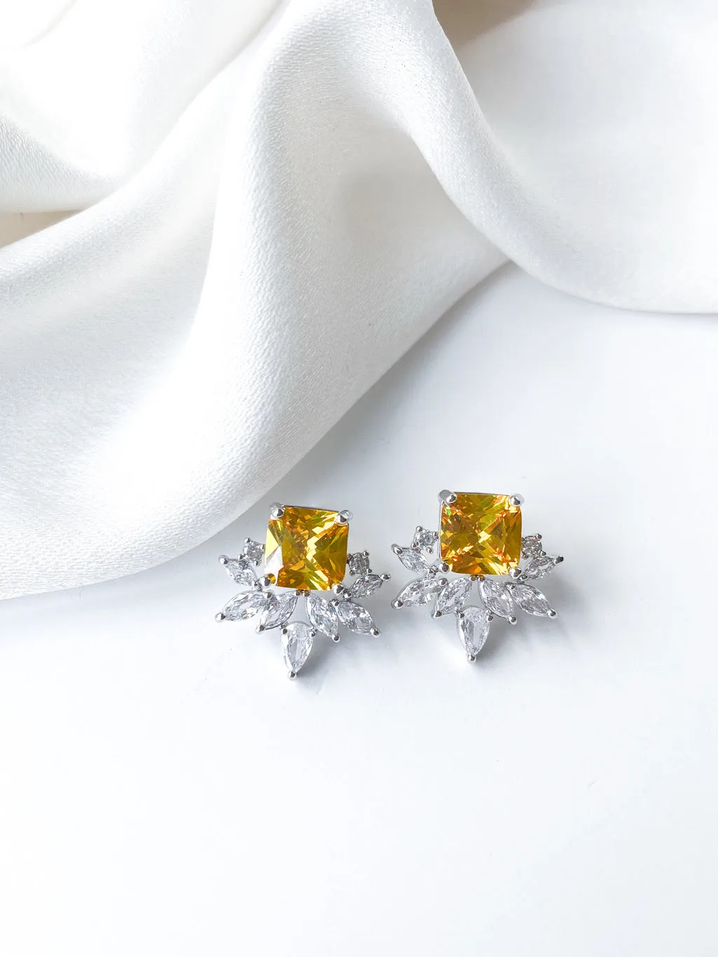 Duchess Amber Studs