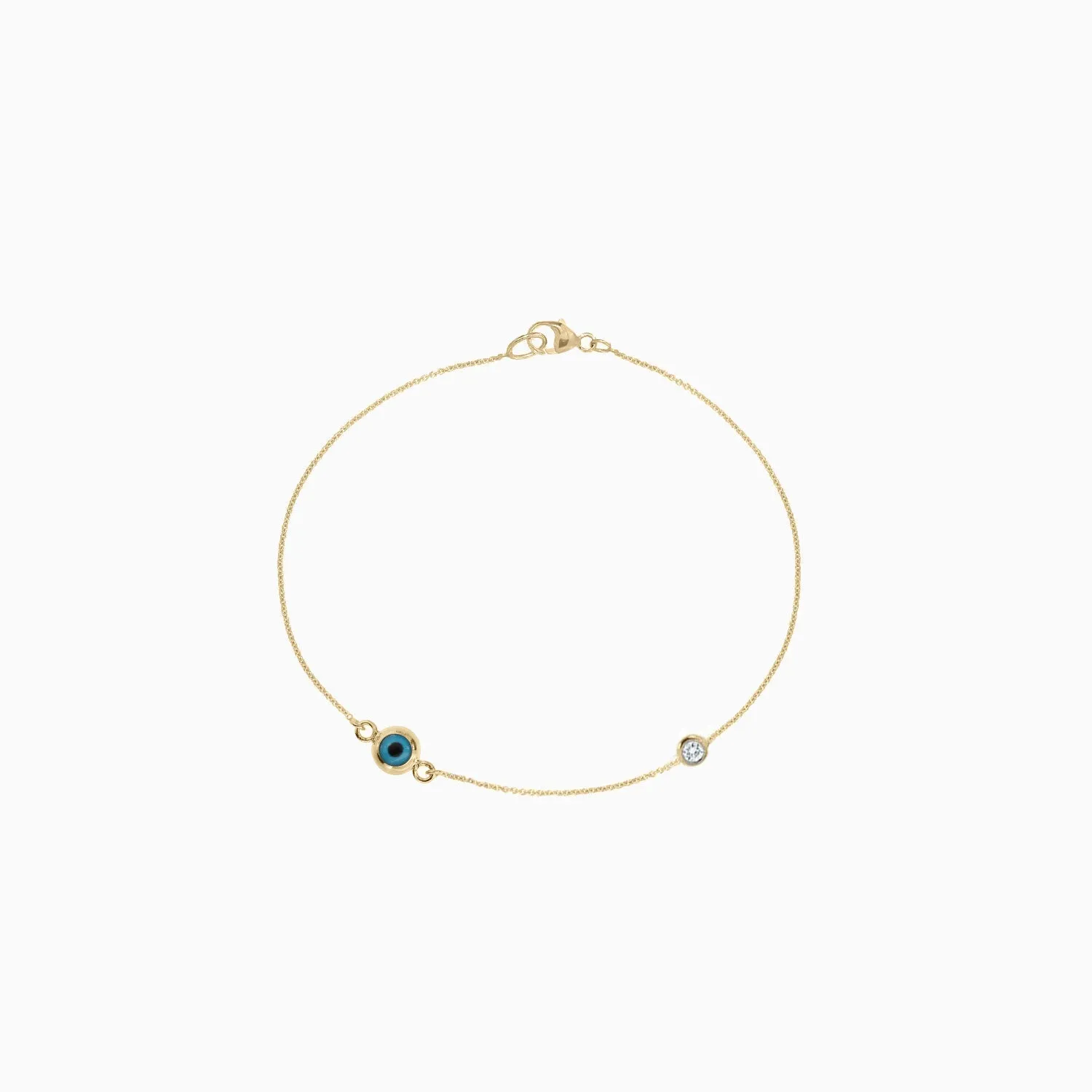 Evil Eye Bracelet with Diamond