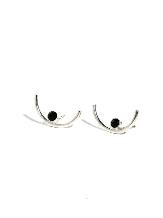 Lumo Onyx Arc Studs