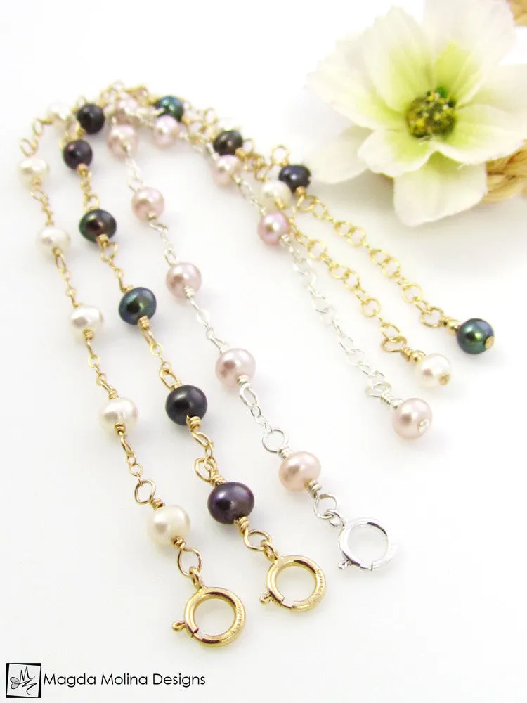 Mini Goddess (children) Tiny Freshwater Pearl Bracelet