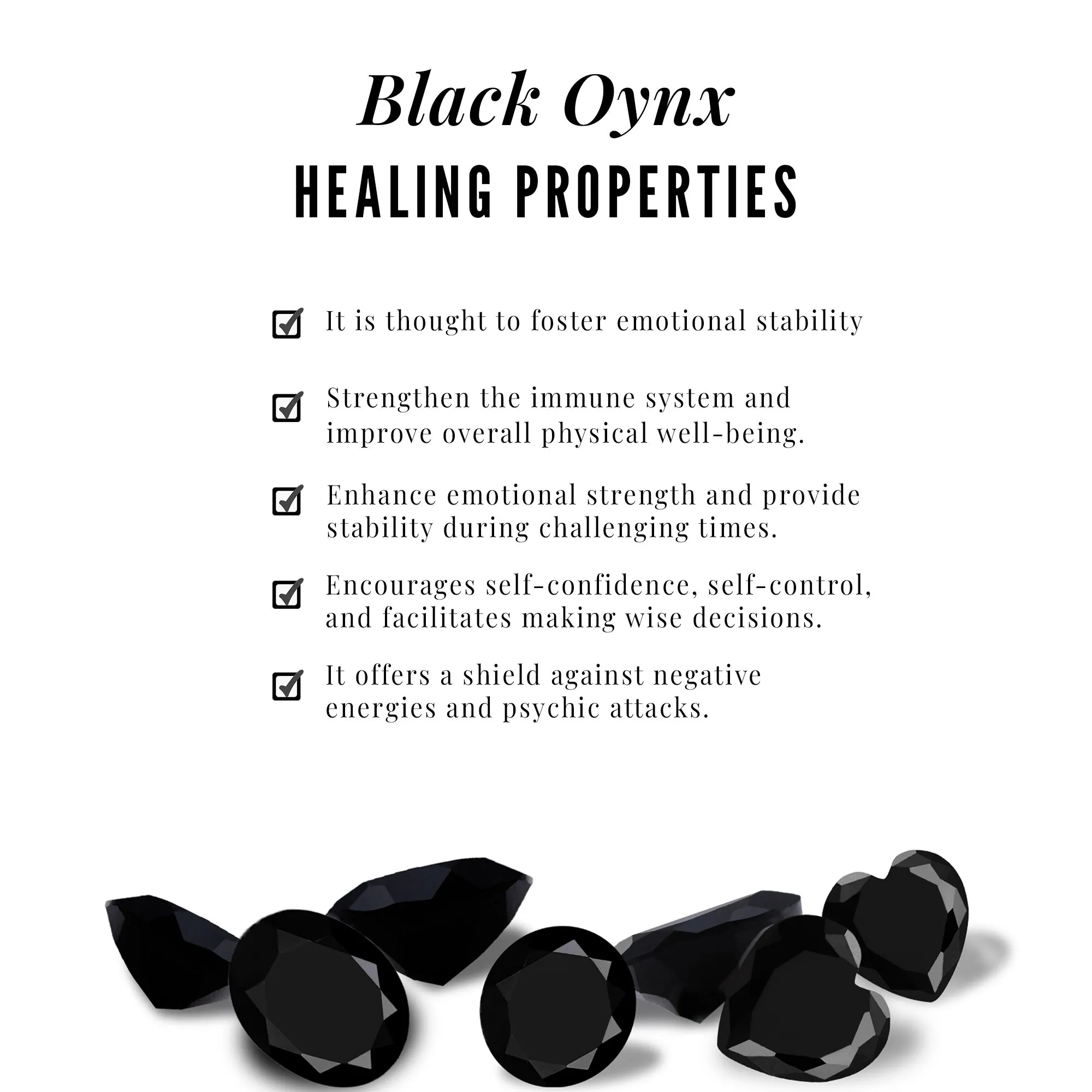Oval Black Onyx Half Eternity Ring with Diamond