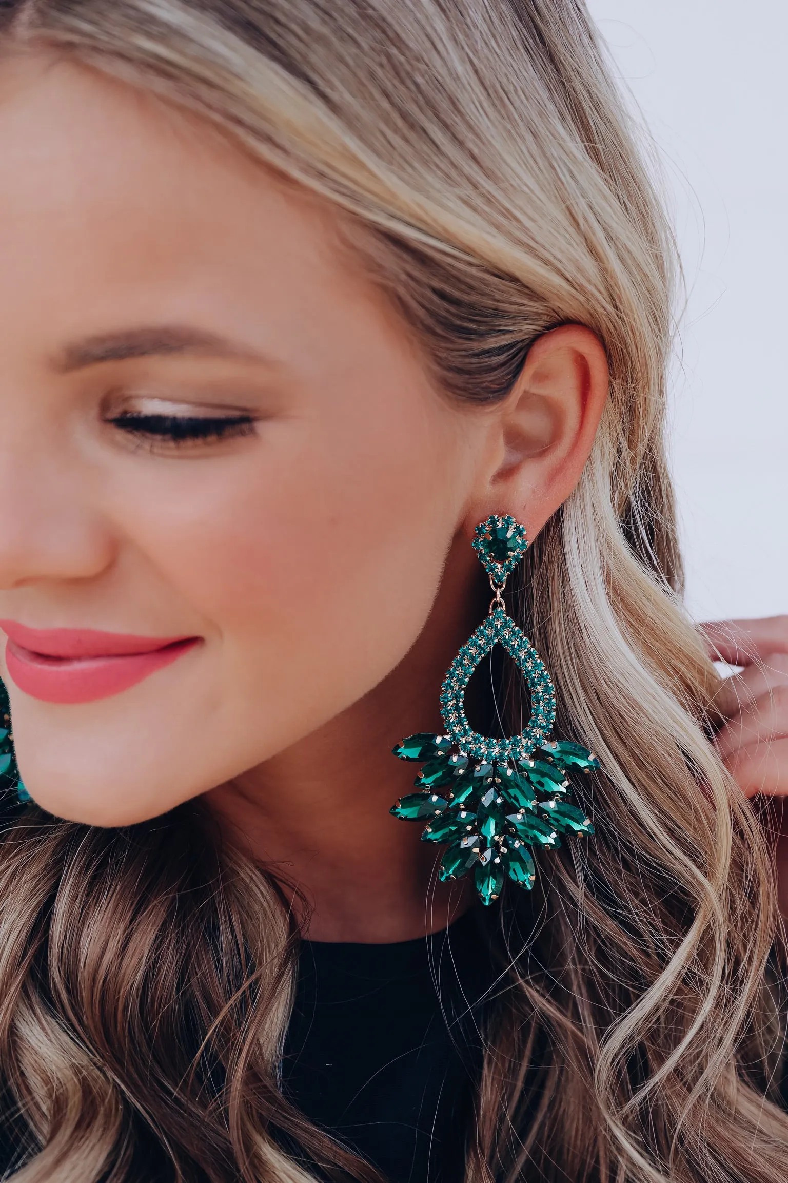 Priceless Treasure Earrings - Emerald
