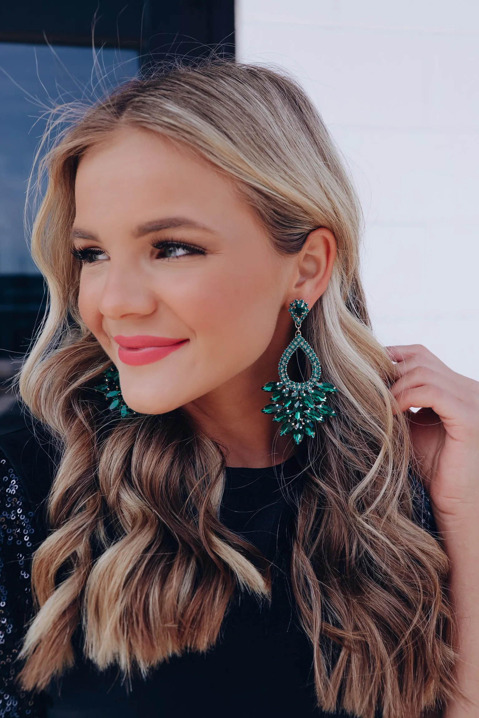 Priceless Treasure Earrings - Emerald