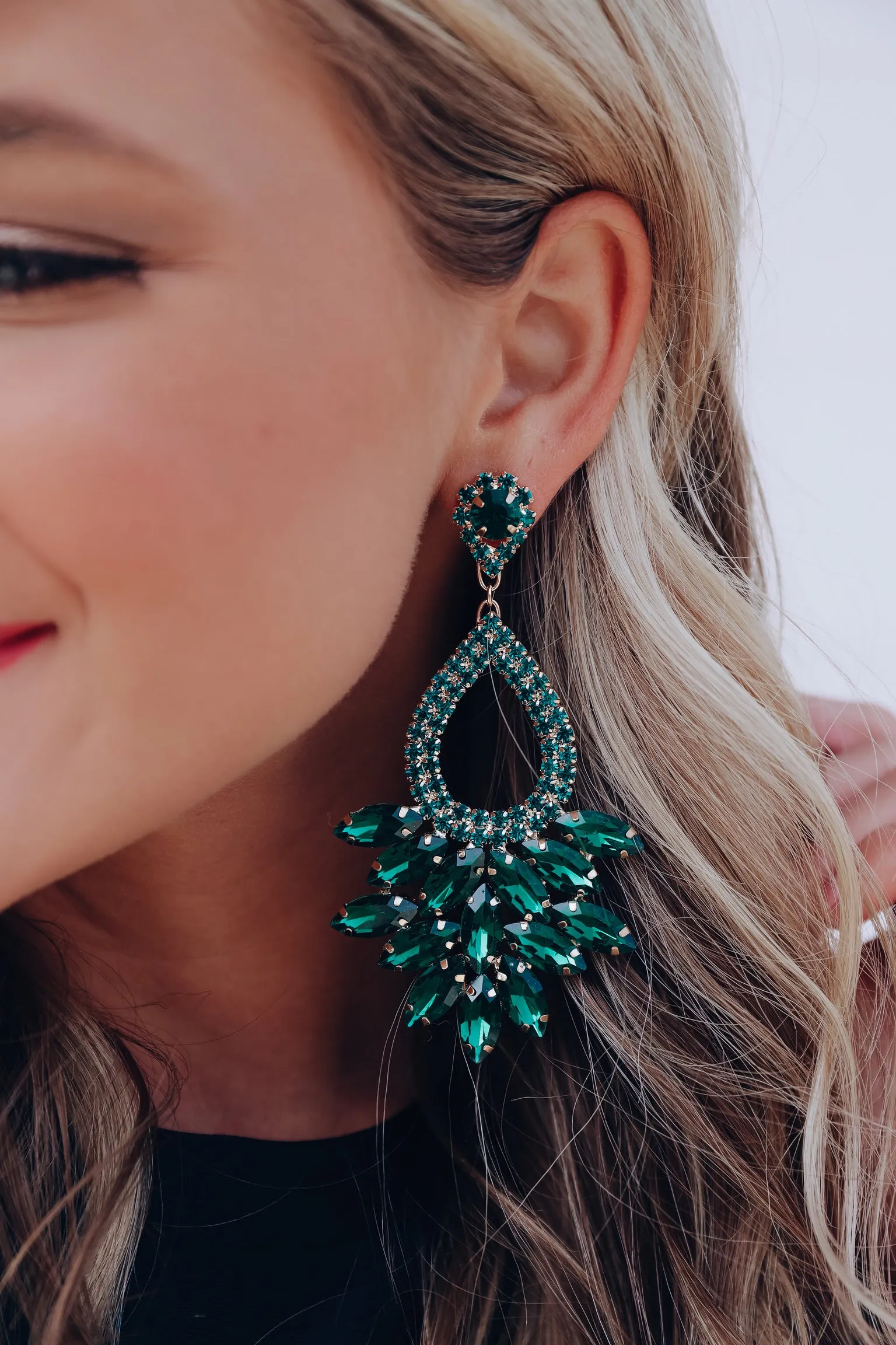 Priceless Treasure Earrings - Emerald