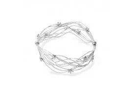 Silver and 9ct Yellow Stunning Bangle