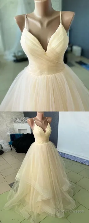 Stunning Champagne Color Wedding Dress Prom Dresses For Wedding Party