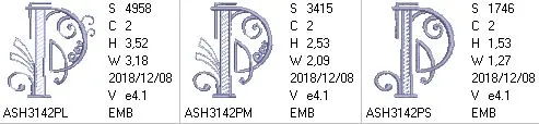 Stunning Swirls Monogram P