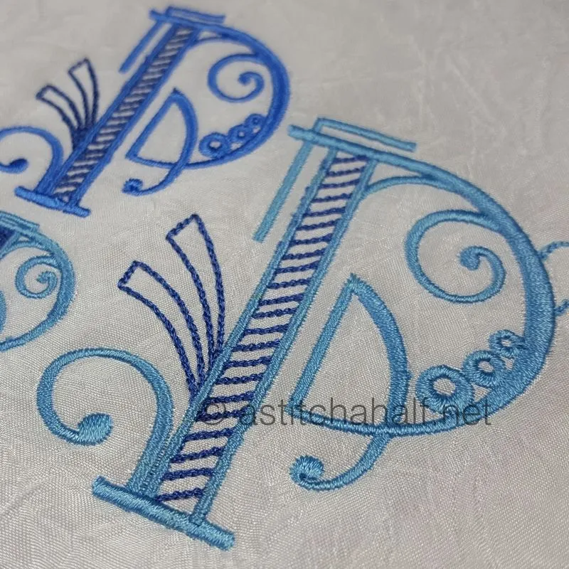 Stunning Swirls Monogram P