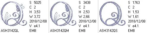 Stunning Swirls Monogram Q