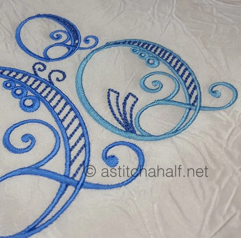 Stunning Swirls Monogram Q