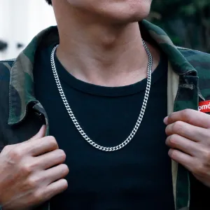 The Stunning Line I® - 6mm Stainless Rapper Gold Chain