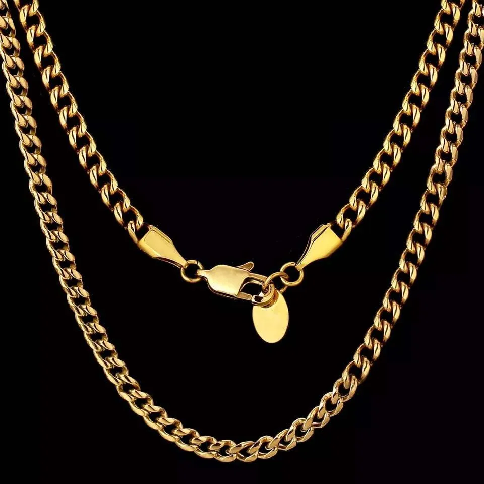 The Stunning Line I® - 6mm Stainless Rapper Gold Chain