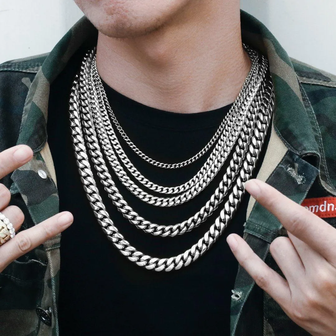 The Stunning Line I® - 6mm Stainless Rapper Gold Chain