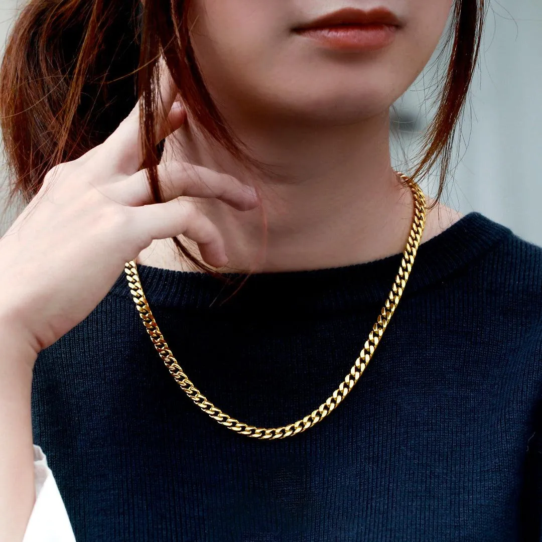 The Stunning Line I® - 6mm stainless steel necklace