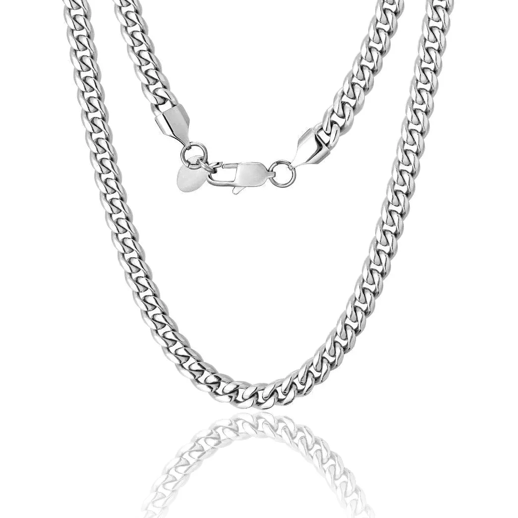 The Stunning Line I® - 6mm stainless steel necklace