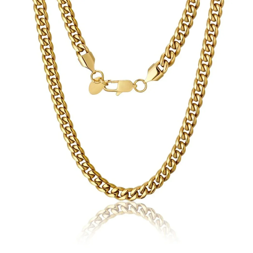 The Stunning Line I® - 6mm stainless steel necklace
