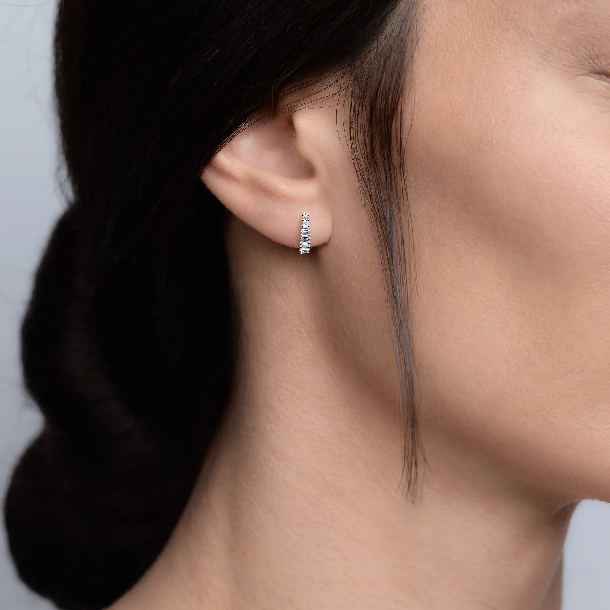 Una Diamond Ear Studs Fancy